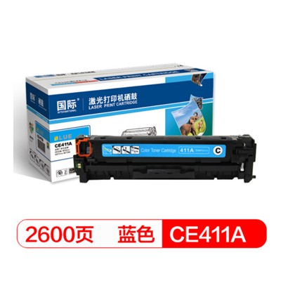 国际 CE411A通用硒鼓、粉盒 适用惠普HP M351a M375nw蓝色硒鼓