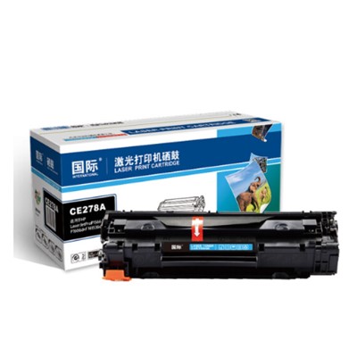 国际 CE278A喷墨盒 黑色墨粉盒（适用惠普 HP LaserJetProP1566/P1606dnf/M1536dnf/CanonLBP-6200d）