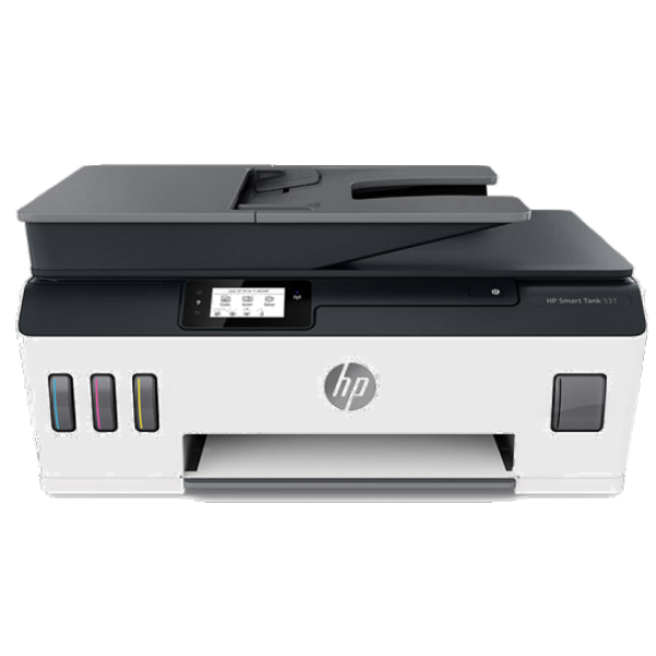 惠普（HP）531 A4彩色连供无线打印一体机三合一彩色自动多页连续复印扫描家庭打印商用办公微信打印 Tank 531无线三合一 